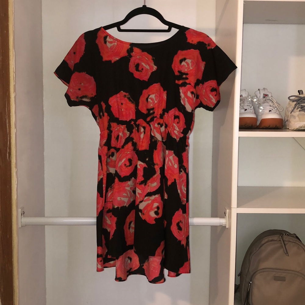 Kids High-Low Floral Dress